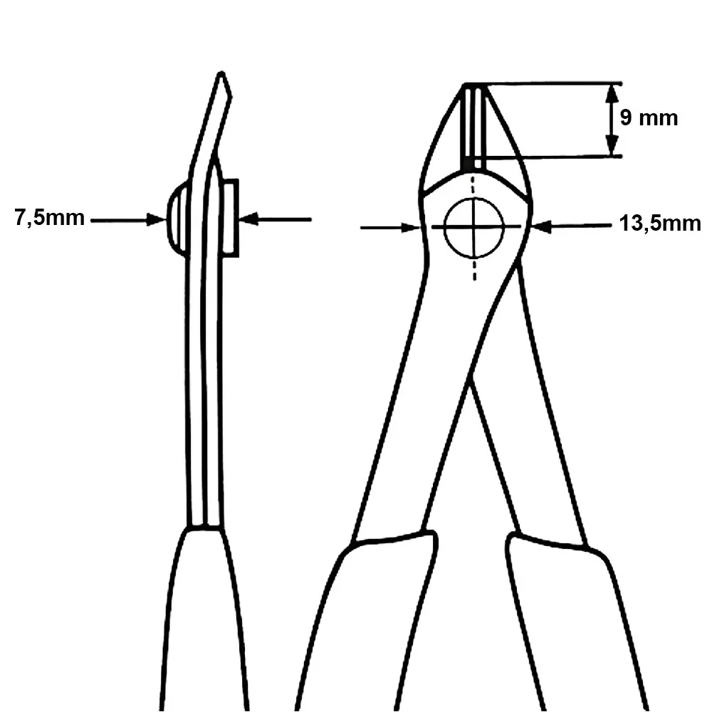 Knipex Elektronikzange 125 mm ESD - Seitenschneider - 4003773035381 - 3