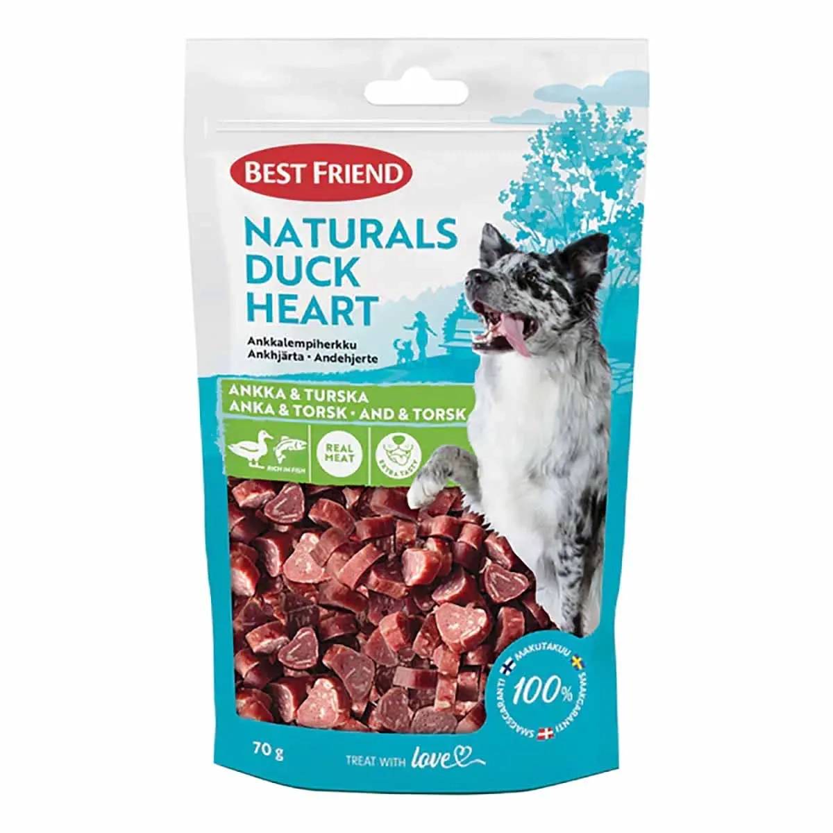 Entenleber-Snack BF Naturals 70g - Hundesnacks und Delikatessen - 5700551172991 - 0