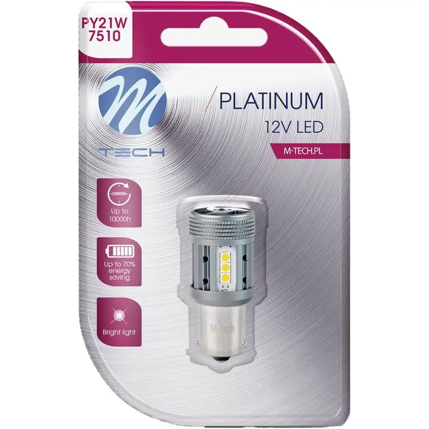 LED-Lampe Platinum 1156 PY21W 12-24V - LED-Lampen und LED-Kits - 5901508554901 - 0