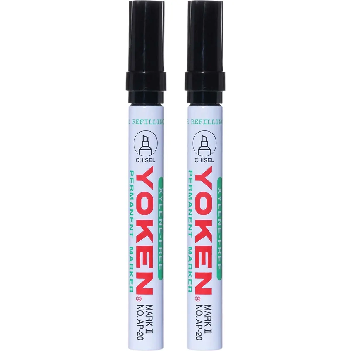 Ladenmarker 2 Stück Schwarz - Filzstifte, Stifte und Zirkel - 6410411523045 - 0