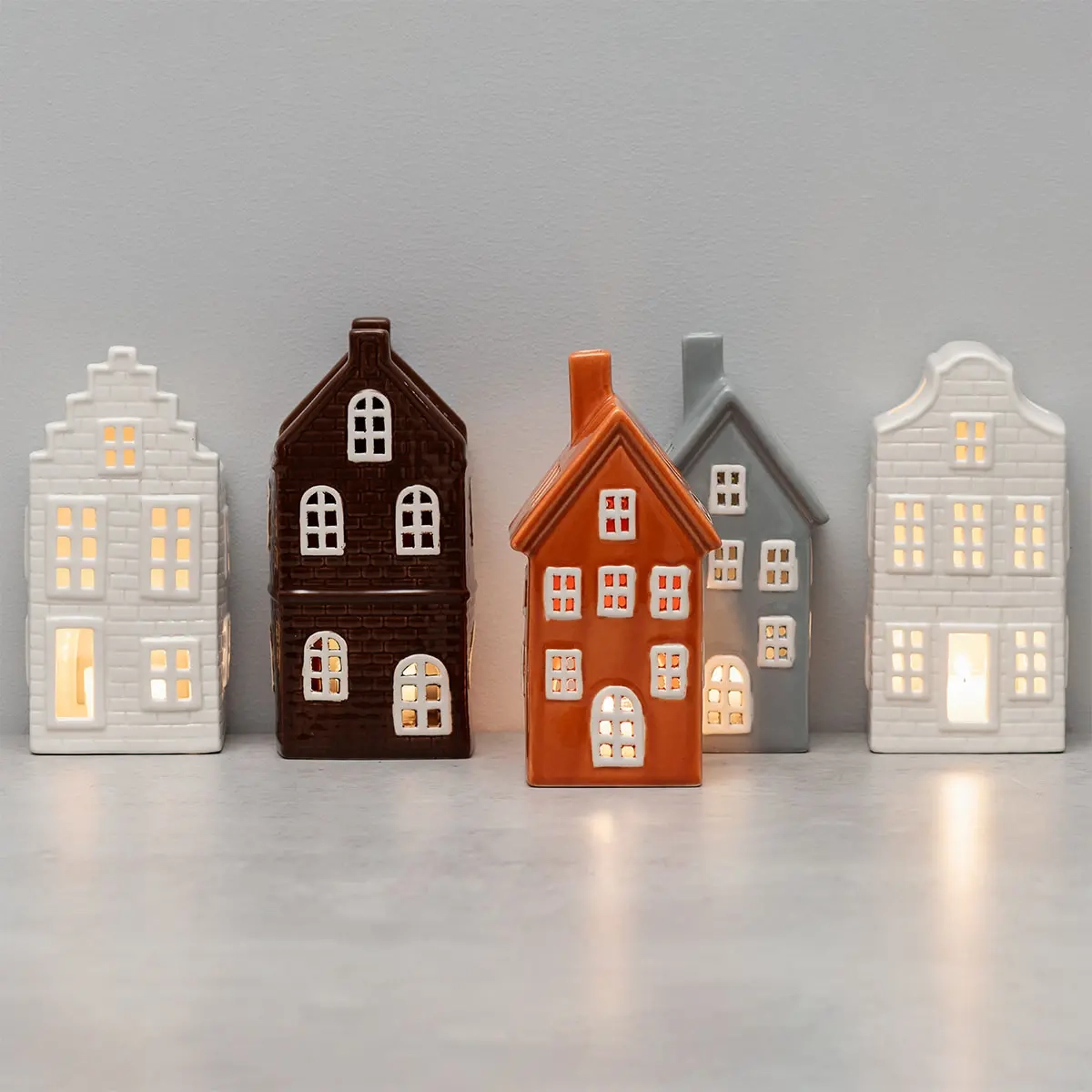 Hauslaterne Copenhagen braun 20 cm - Hauslaternen - 6410416506333 - 2