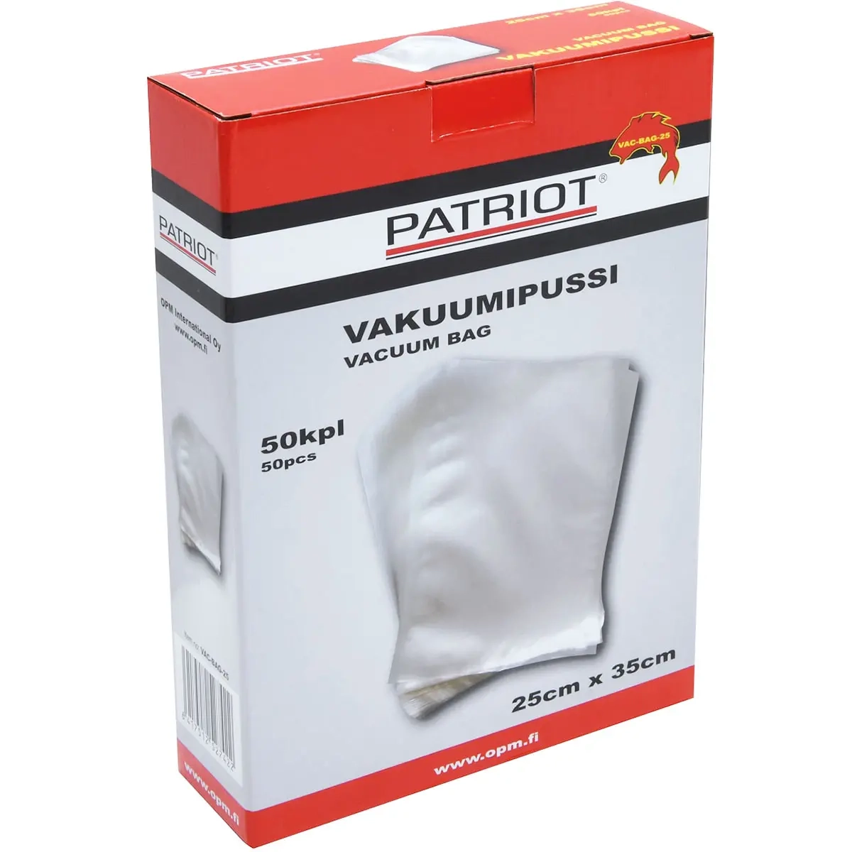 Vakuumbeutel 25x35cm 50 Stück Patriot - Vakuummaschinen, Vakuumbeutel und Rollen - 6417512527422 - 0