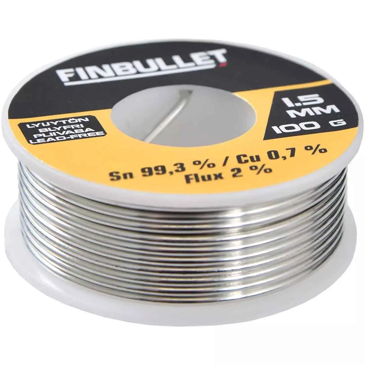 Lötzinn bleifrei 1,5 mm 100 g - Lötzinn und Lötzubehör - 6438152049846 - 0