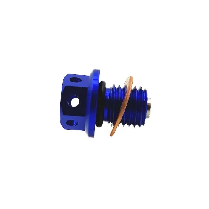 Öldeckel mit Magnet blau M12x1.5 - Motorteile für Motocross - 6438471028300 - 0