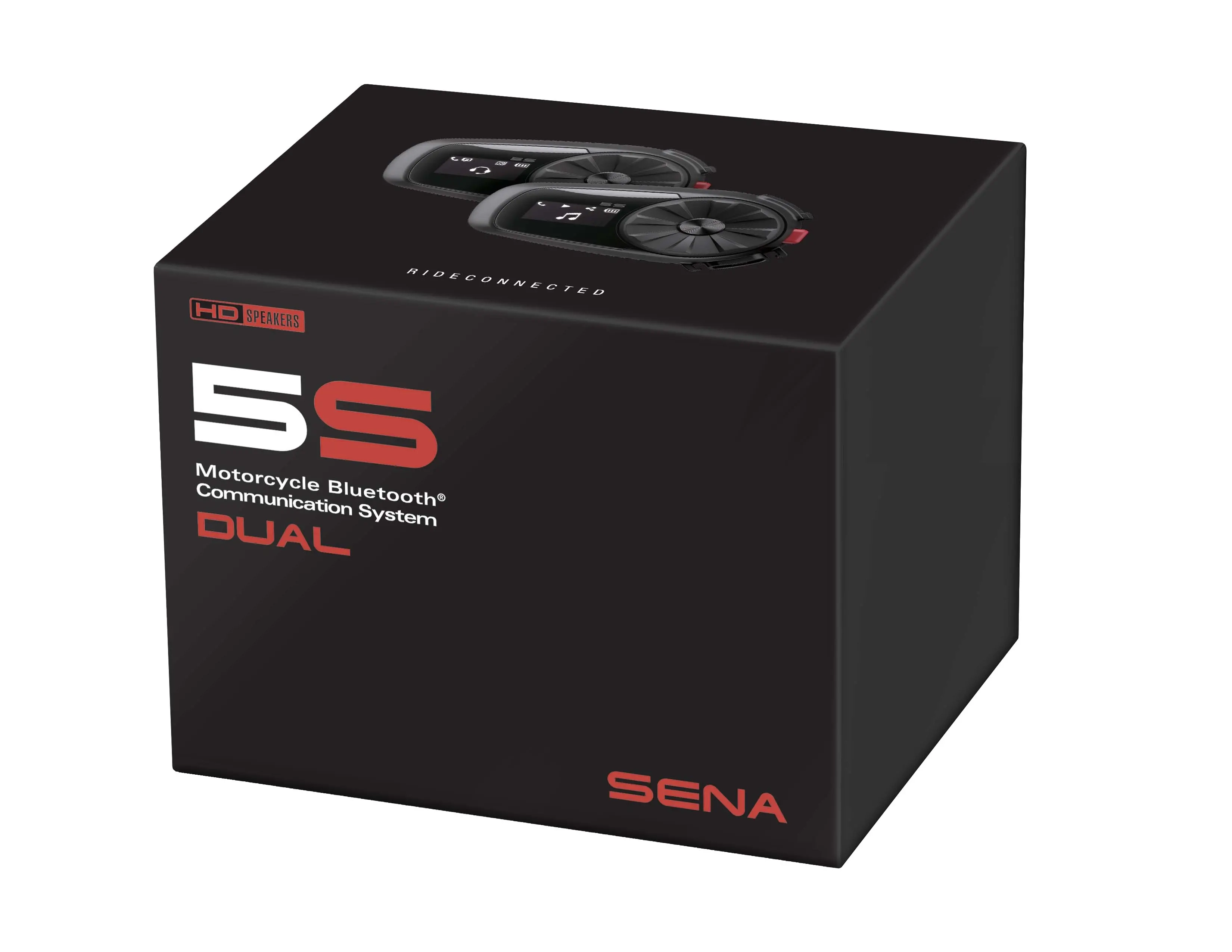 Kypärätelefon Sena 5S Bluetooth Duopack Innehåller 2 st kypäräpuhelinta - MC hjälmkamera och tillbehör - 6438471318326 - 0