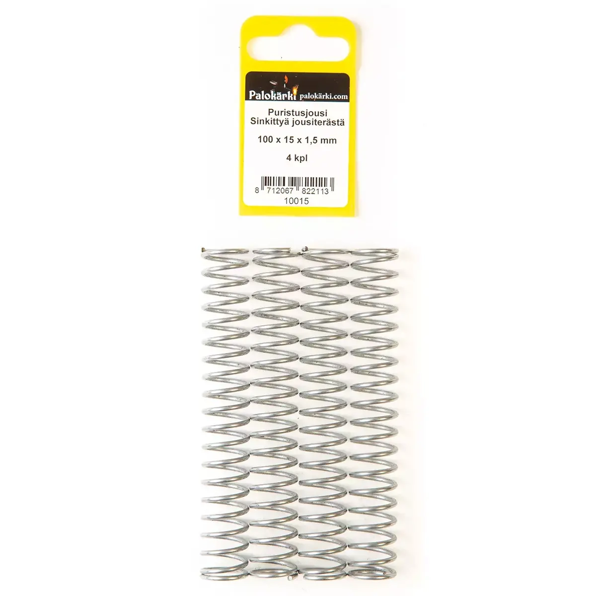 Druckfeder 100x15x1,5mm 4 Stück - Federn und Federsortimente - 8712067822113 - 0