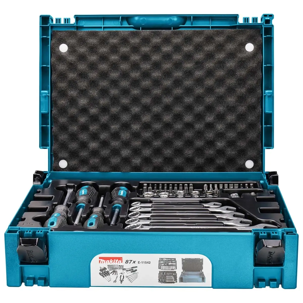 Makita E-11542 87-teiliges Werkzeugset - Werkzeugsätze und Steckschlüsselsätze - 088381583466 - 0