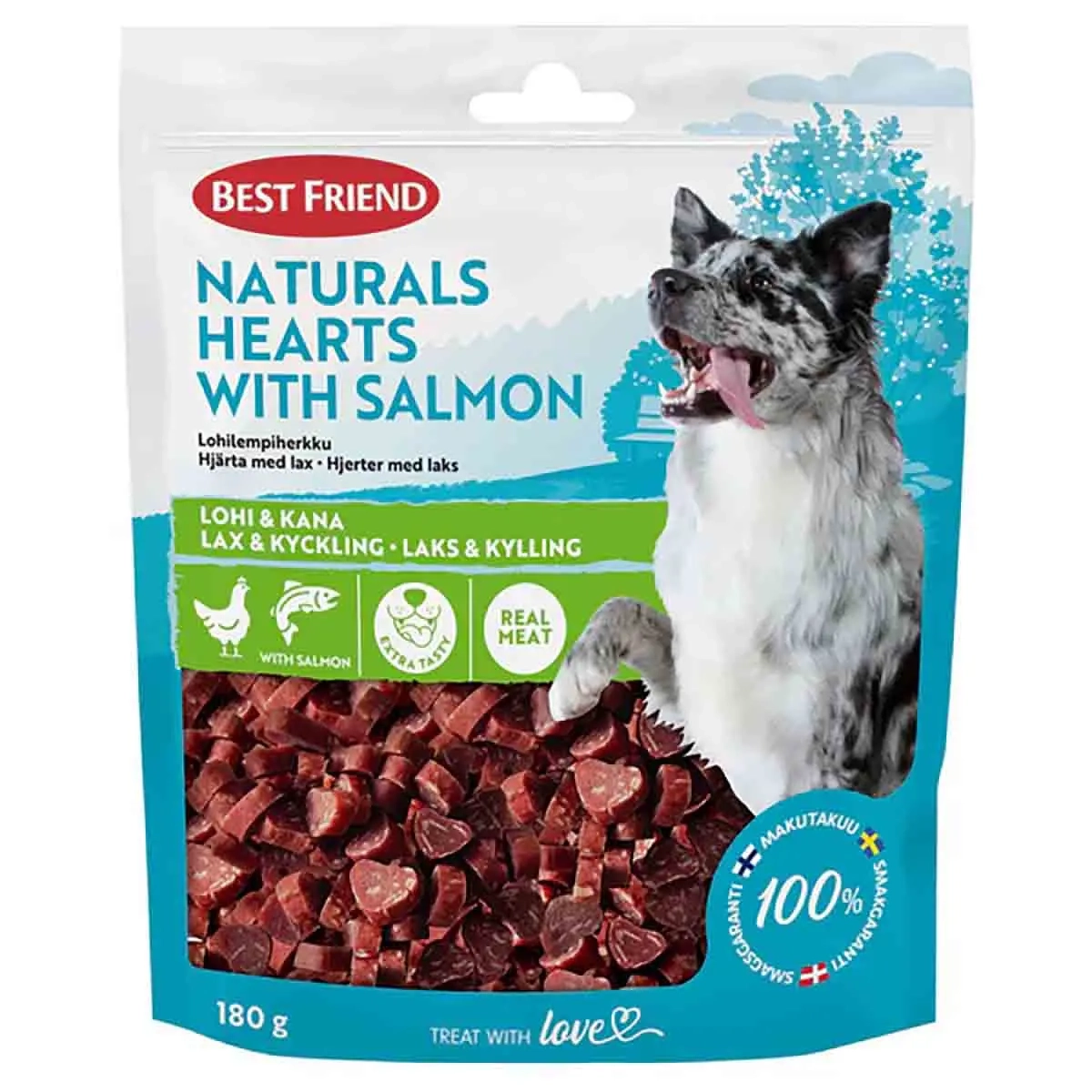 Best Friend Naturals Lachs-Liebhaber-Leckerli 180 - Hundesnacks und Delikatessen - 5700551173417 - 0