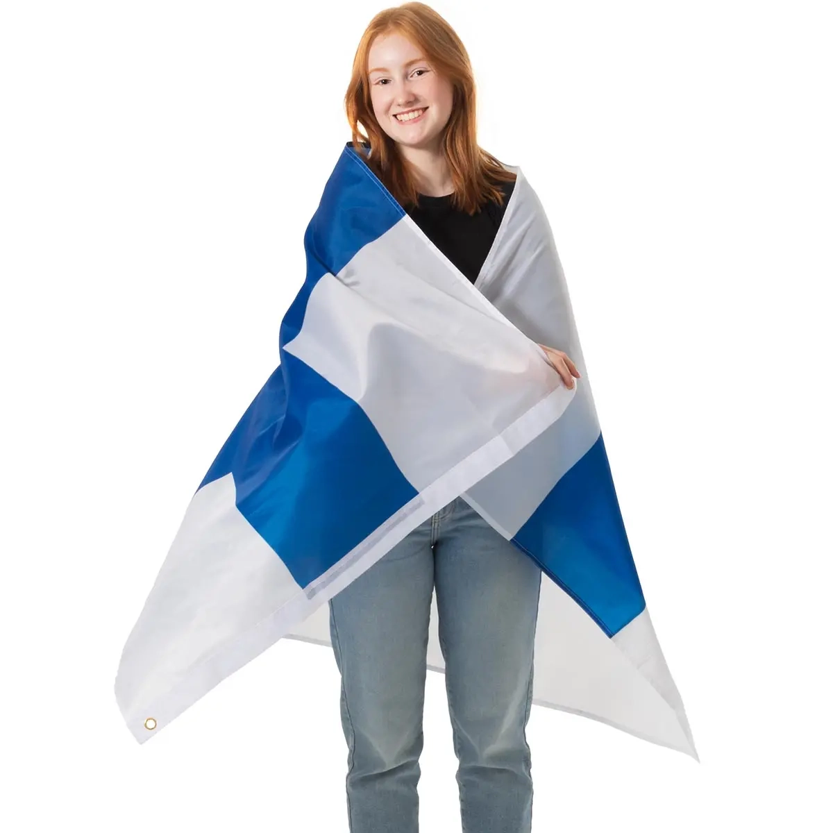 Finnische Flagge 92 x 155 cm - Flaggen und Zubehör für Fahnenmasten - 6410411494628 - 2