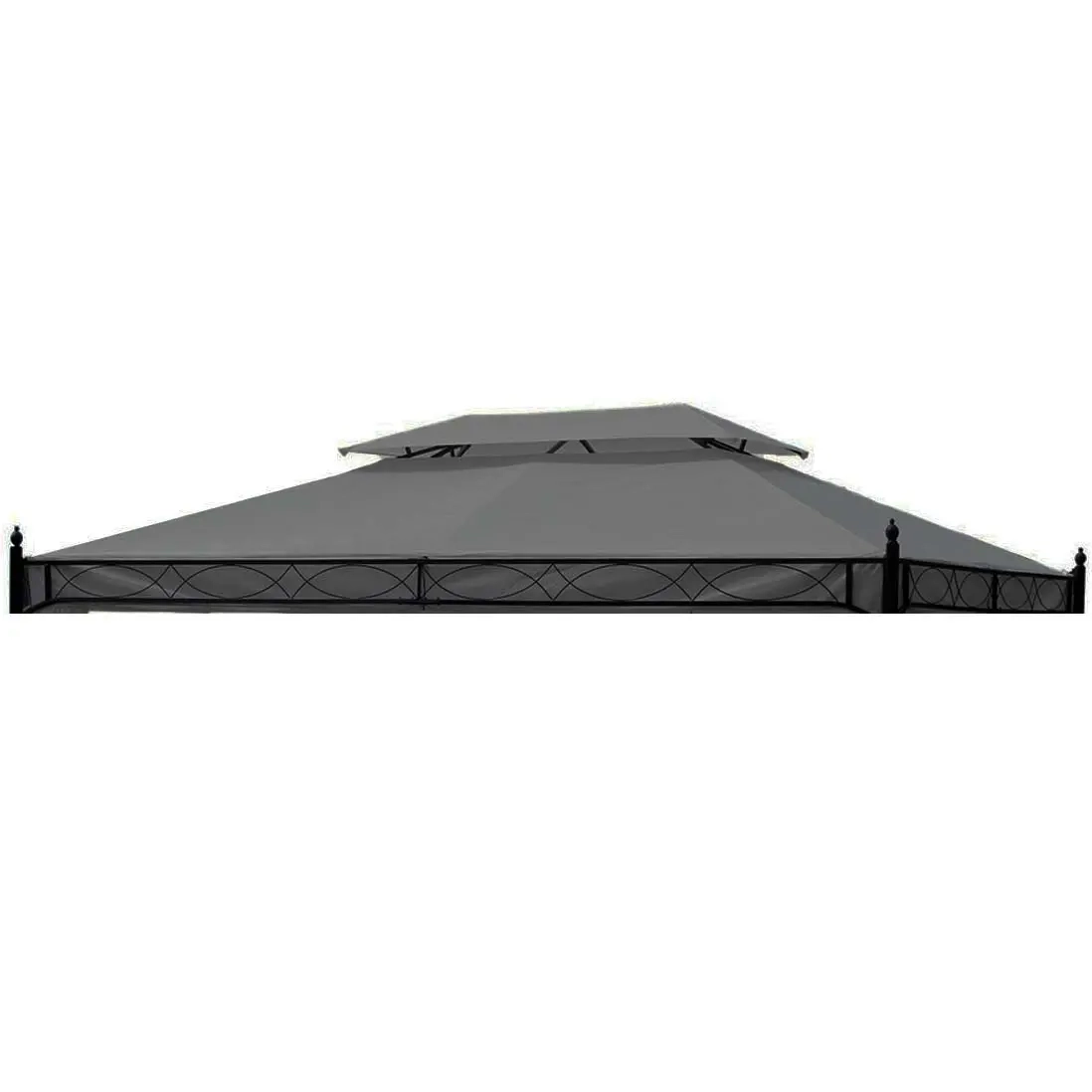Pavillon Capri Dachplane grau - Pavillons und Pergolen - 6438168119991 - 0