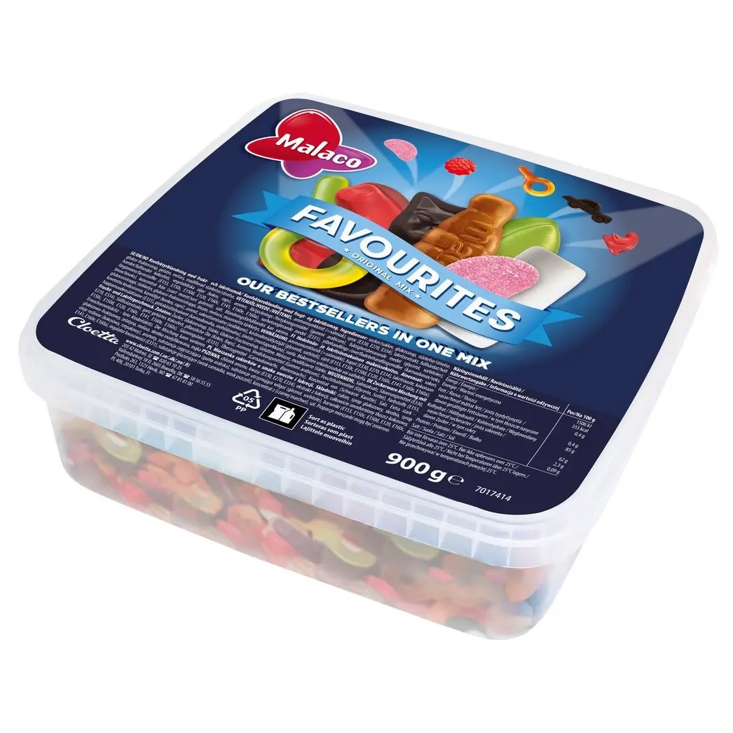 Malaco Favourites 900g - Godispåsar - 7330869146698 - 0