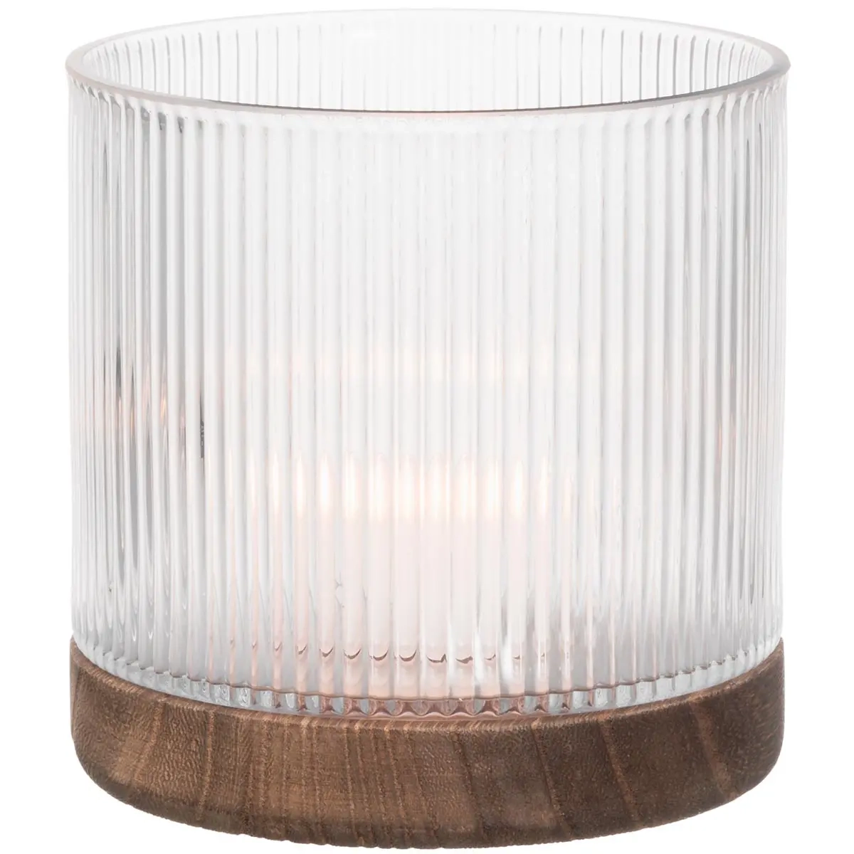Glaslaterne Vekki klar 14 cm - Kerzenhalter und Teelichthalter - 6410416391717 - 0