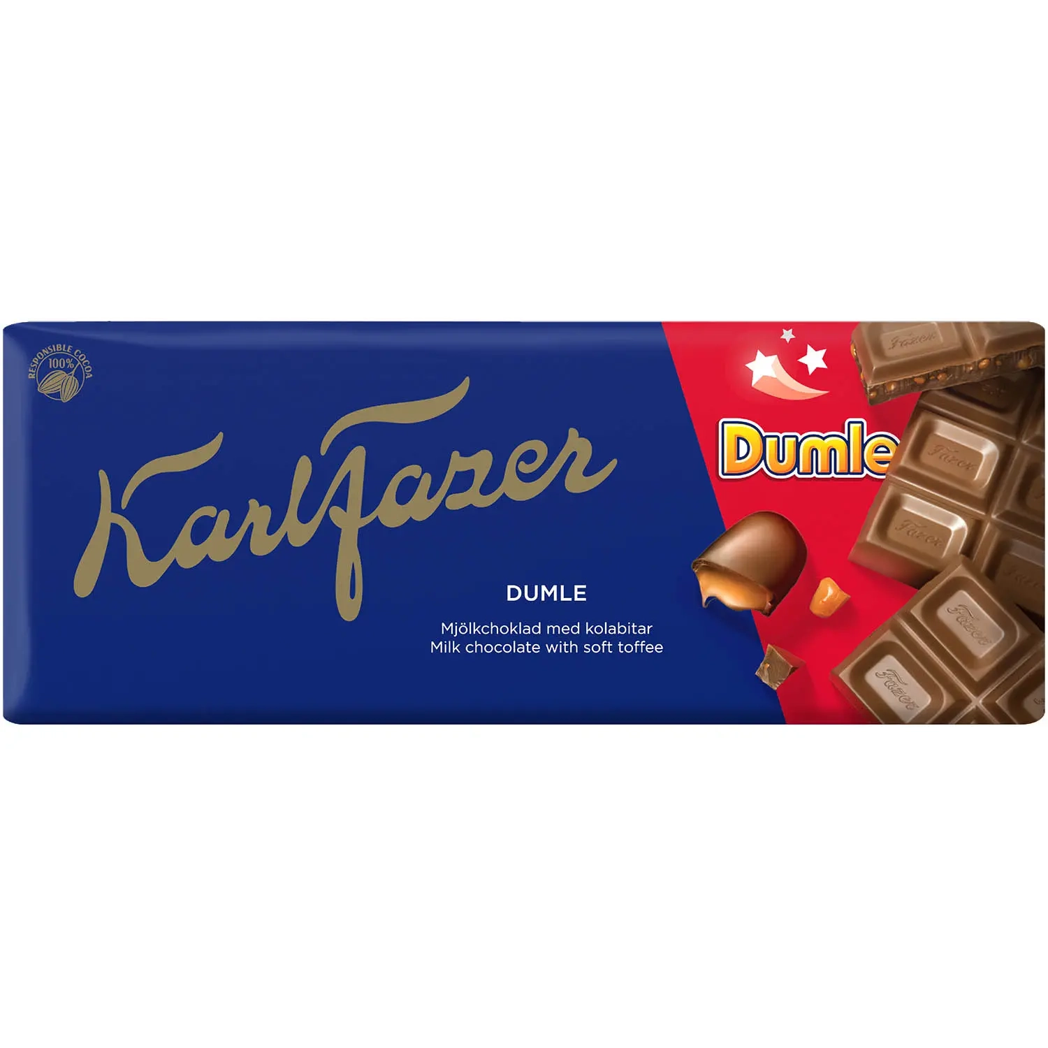 Fazer Dumle Schokoladentafel 180g - Schokoladentafeln und Pralinen - 6416453014381 - 0