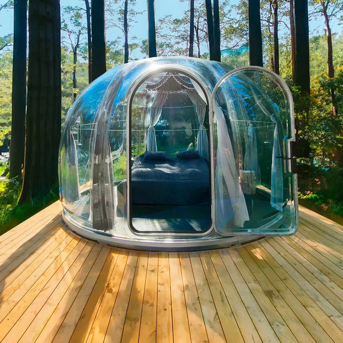 Glas-Iglu Florida 10m² - Gartenschuppen und Terrassendächer - 6438471020427 - 1