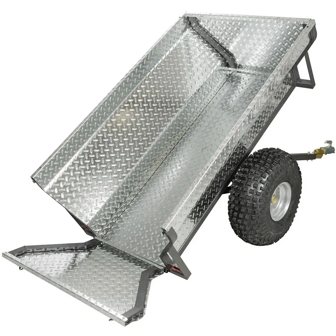 Quad-Anhänger mit Kippfunktion, max. 500 kg - Anhänger und Holzanhänger für ATV - 6438471032031 - 1