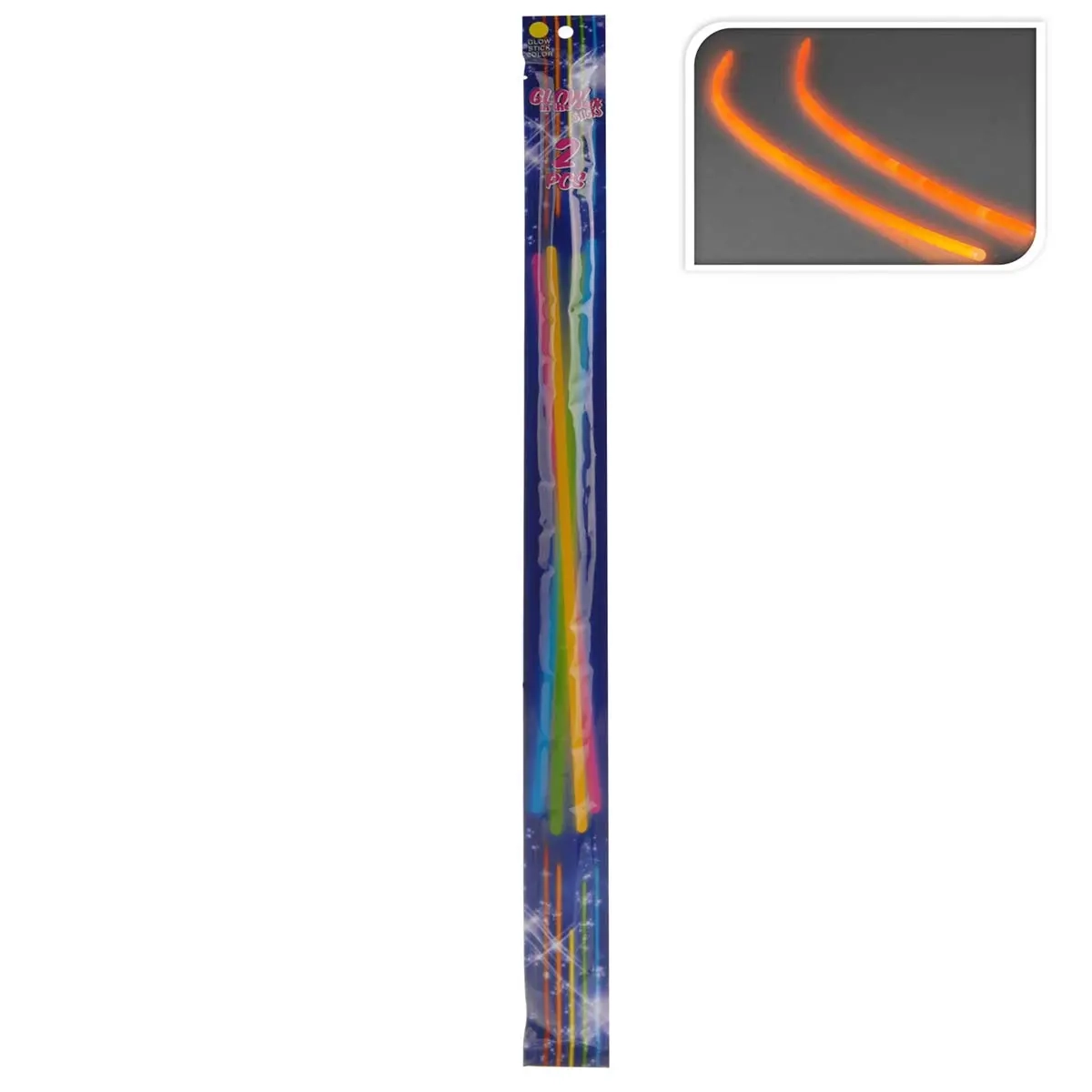 Lichtstab Clow 55 cm 2 Stück - Spielzeugwerkzeuge und anderes Indoor-Spielze - 8711295198571 - 0