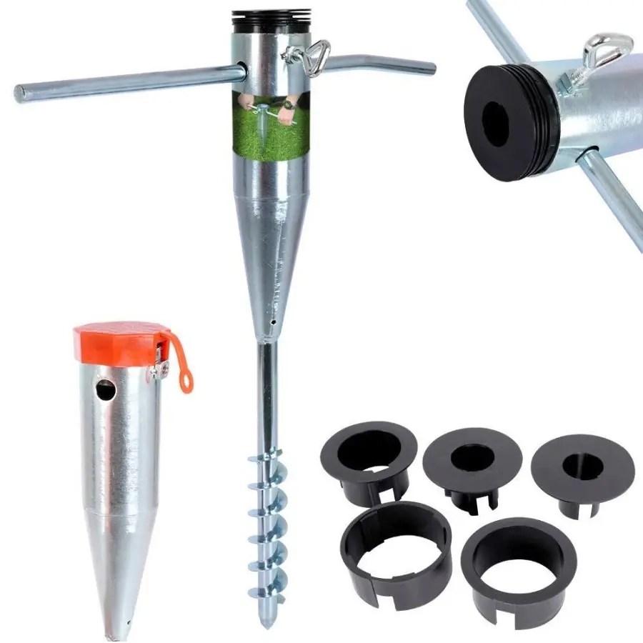 Sonnenschirmständer 25-55 mm Metallanker - Sonnenschirme und Sonnenschirmfüße - 8718158055552 - 0