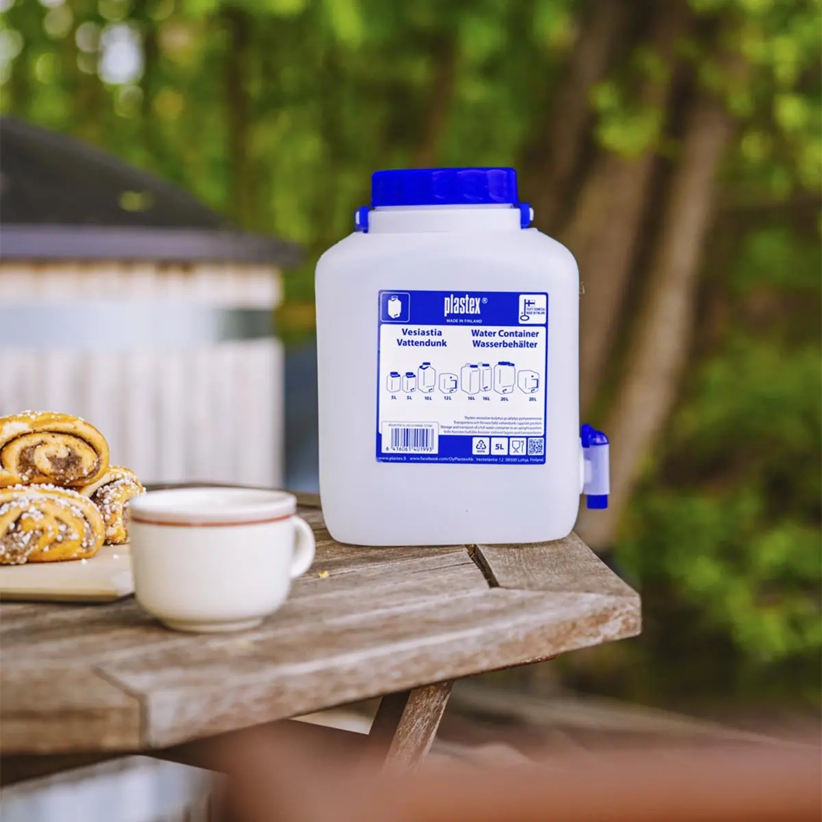 Wasserkanister 5L mit Zapfhahn - Wasserkanister und Eimer - 6416061401993 - 1
