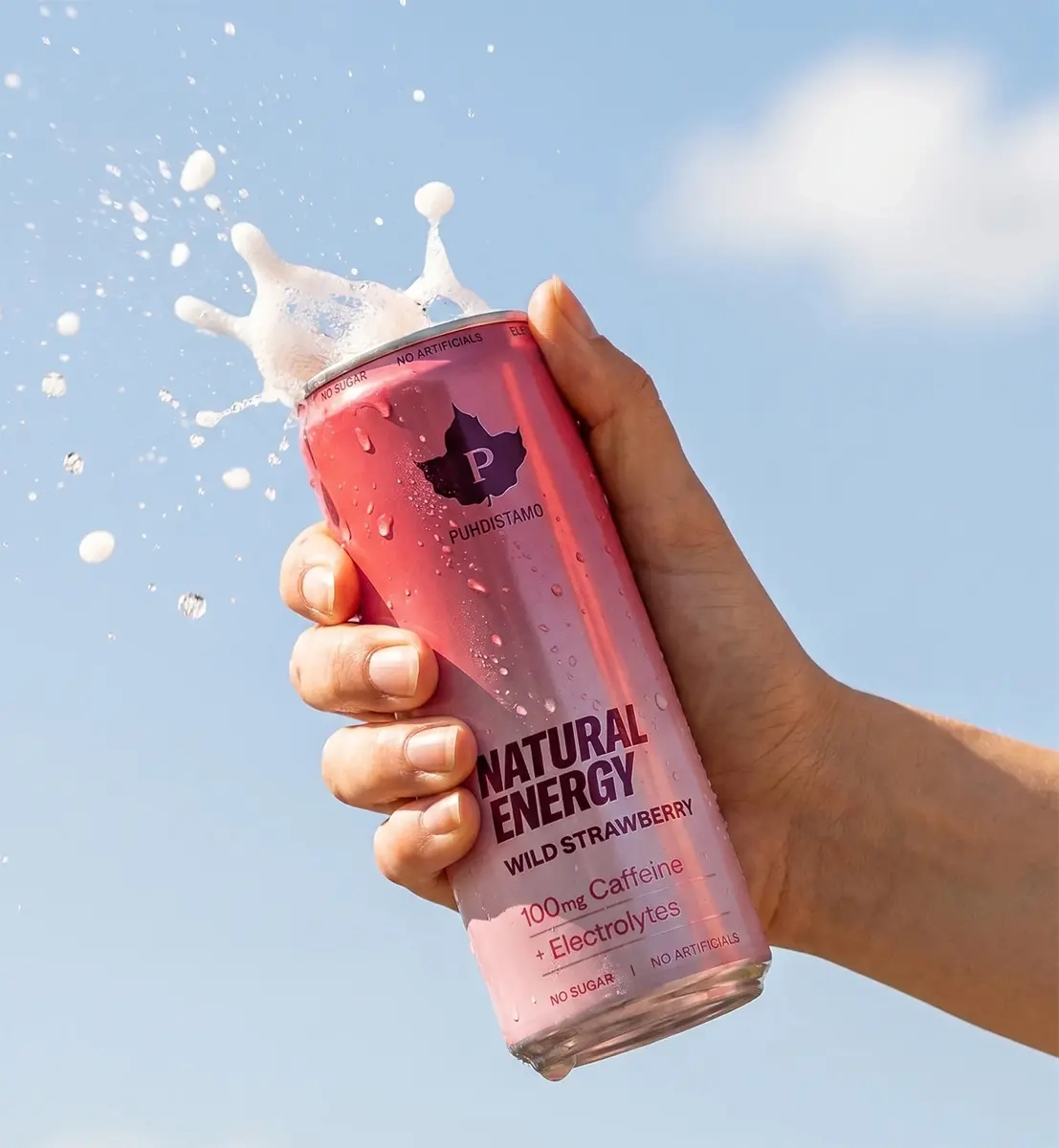 Natural Energy Wilde Erdbeere 330 ml - Energydrinks - 6430028420643 - 2