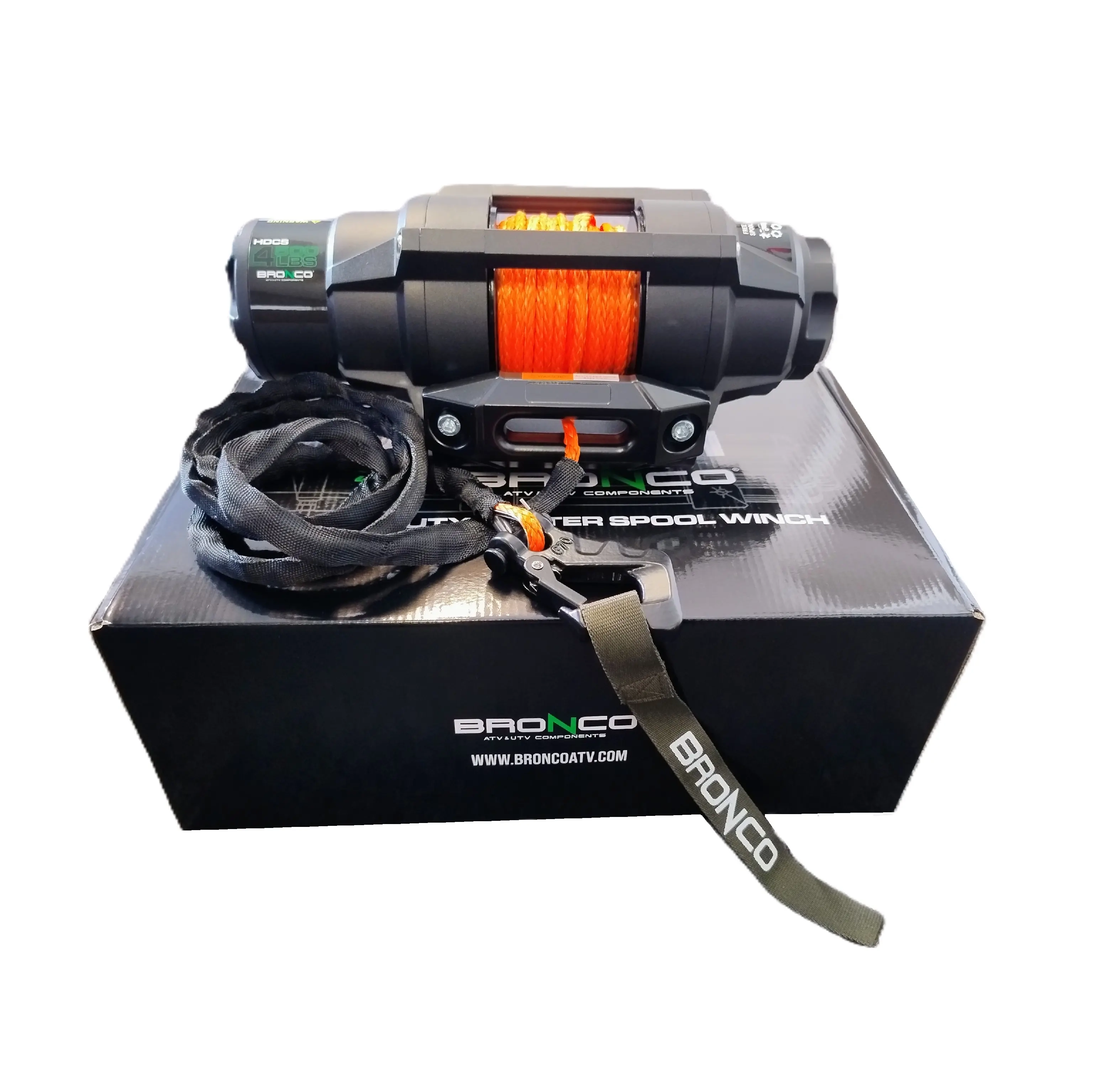 Quad-Winde Bronco mit Seil HDCS 204 - Winden für ATV - 6438235278804 - 1