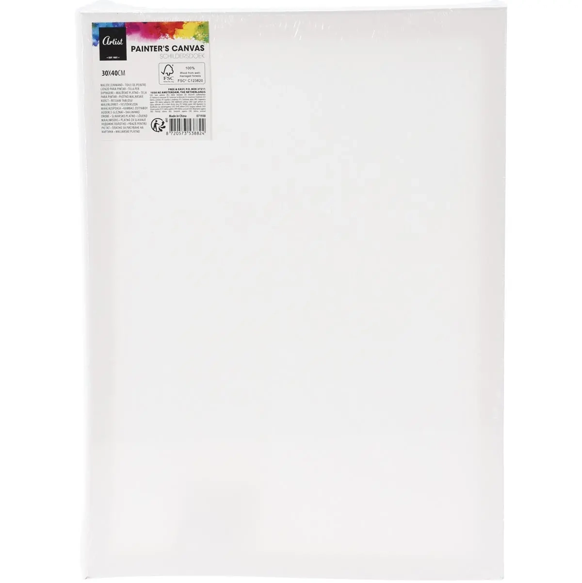 Maluntergrund 30x40 cm - Leinwände und Staffeleien - 8720573538824 - 0