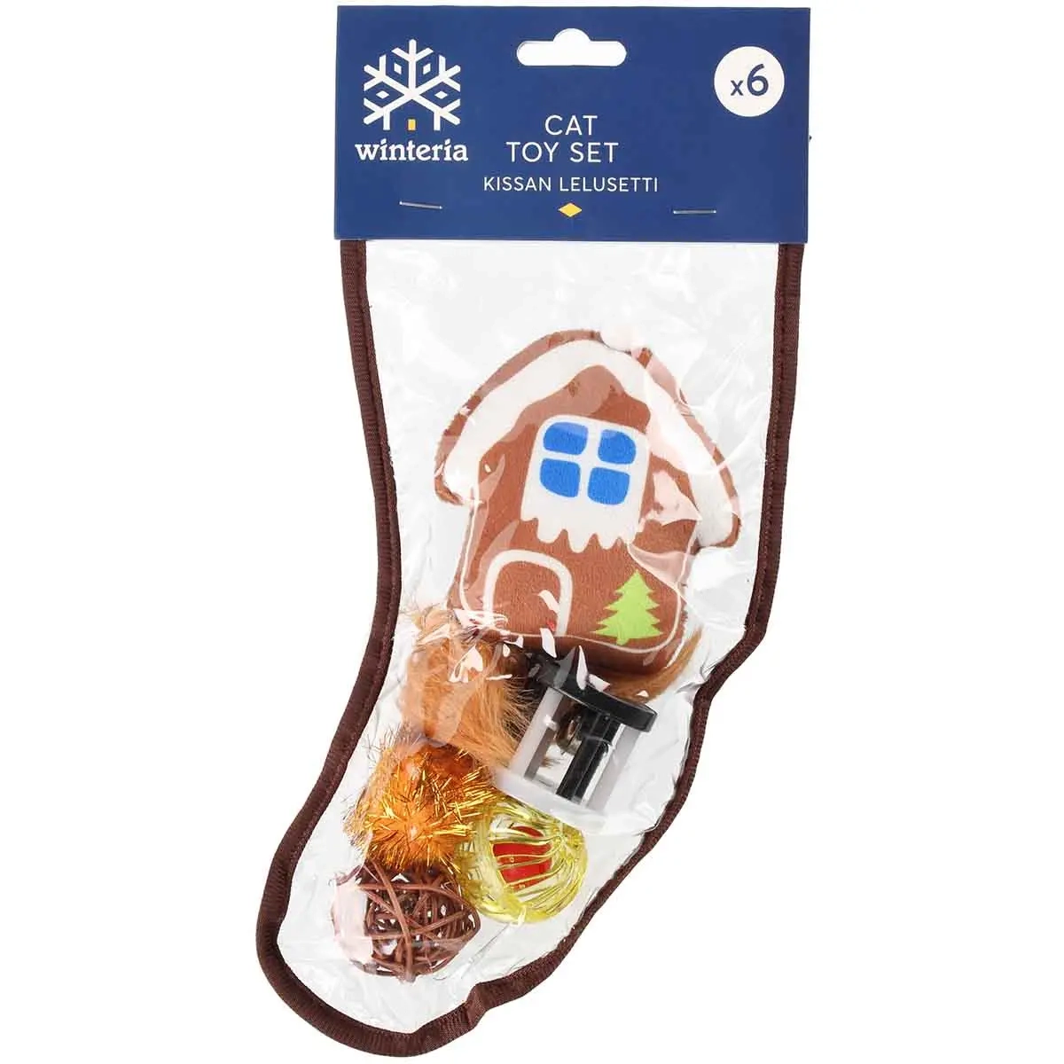 Katzen-Spielzeugset Xmas, 6-teilig - Katzenspielzeug und Beschäftigung - 6410416515199 - 0