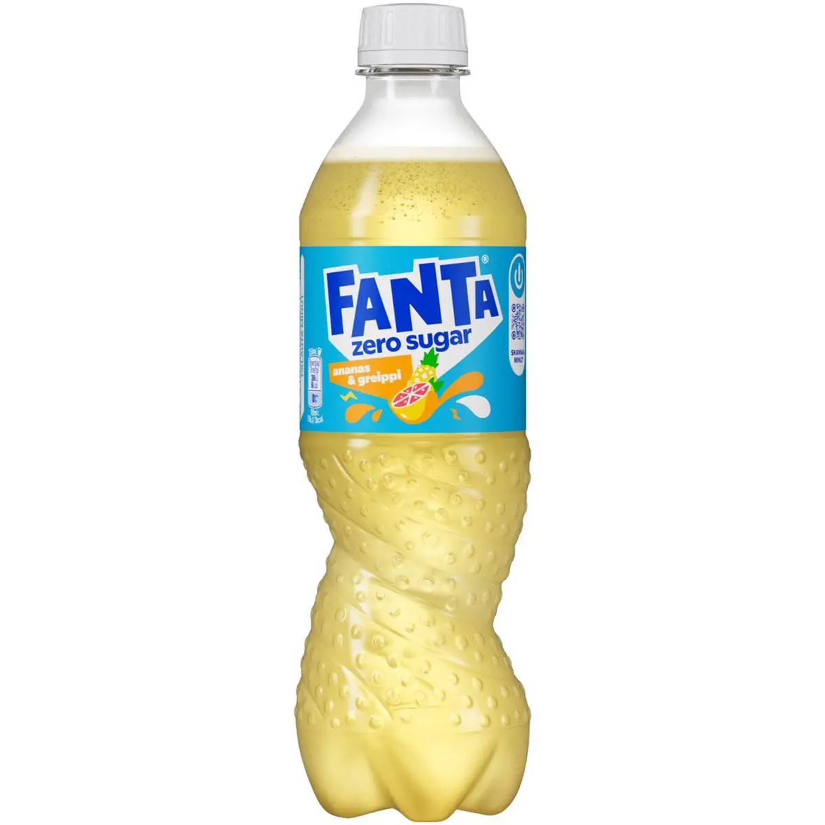 Fanta Zero Ananas & Grapefruit 0,5L - Erfrischungsgetränke - 6415600594684 - 0