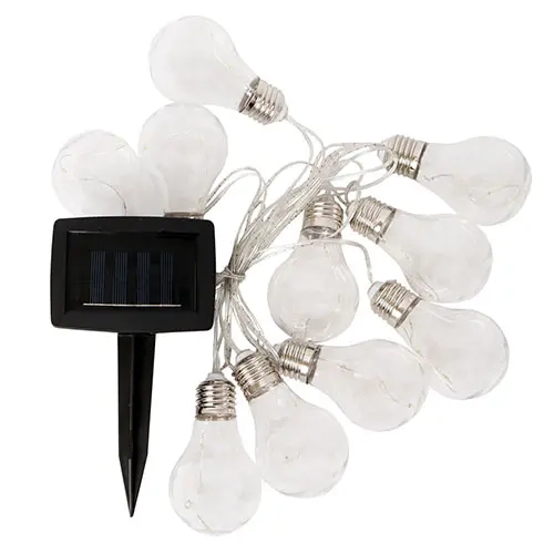 Solarleuchten-Set 3xLED 10 Stück warmweiß - Solarbeleuchtung - 6418536019405 - 1