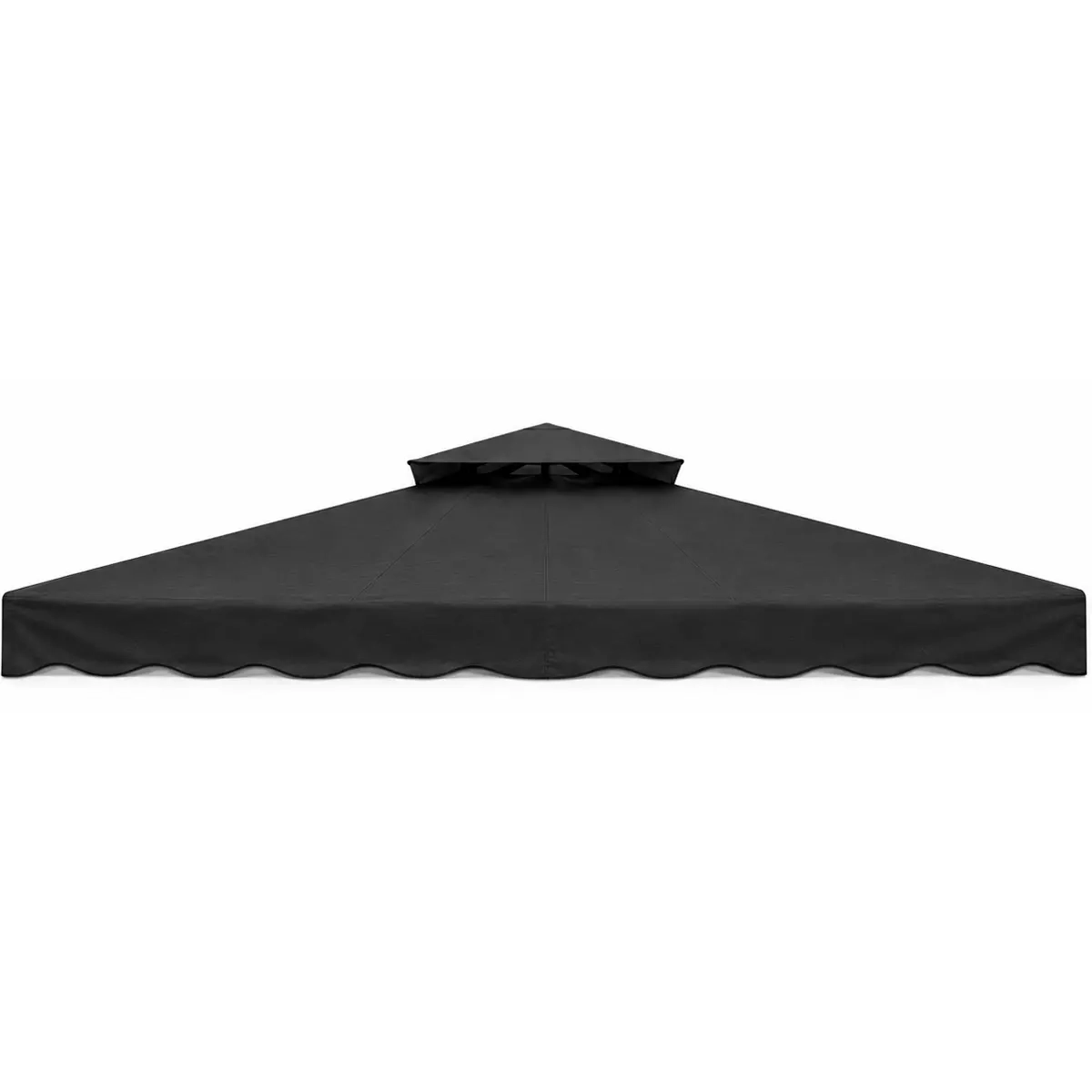 Pavillon Barcelona Seitenwand schwarz - Pavillons und Pergolen - 6438168117805 - 0