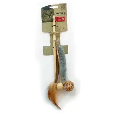 Katzenangelspiel Natura Trio Wand - Katzenspielzeug und Beschäftigung - 6953182711018 - 0