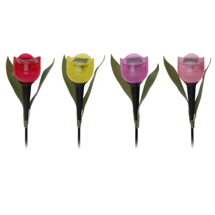Solarleuchte Tulpe 30 cm Sortiment - Solarbeleuchtung - 8721037134750 - 2