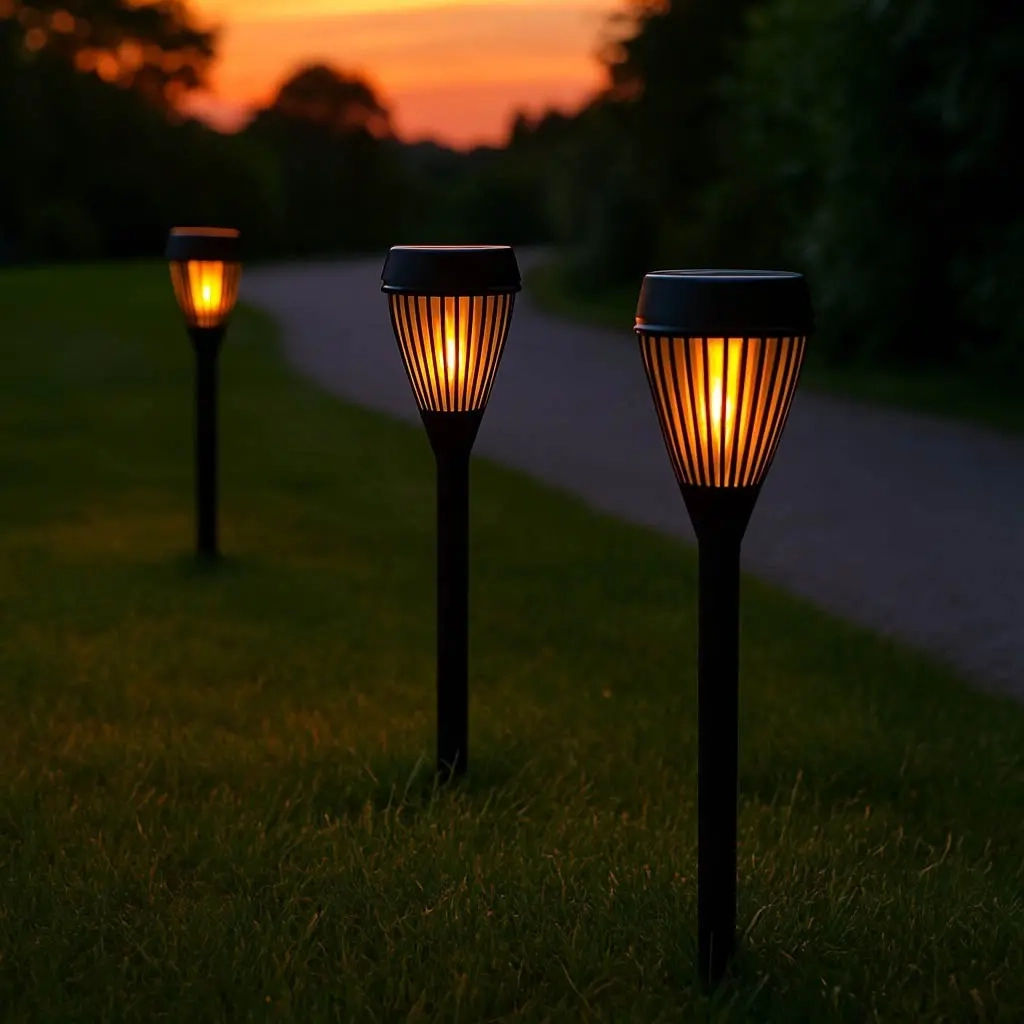 Solarleuchte Flame 43 cm - Solarbeleuchtung - 8721037348805 - 1