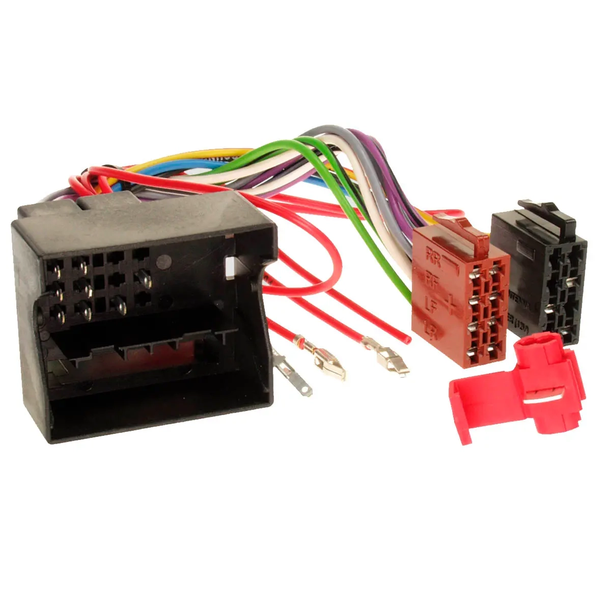 Radio-Kabelsatz ISO Quadlock Audi - Auto-HiFi-Kabelbäume und Sicherungszubehör - 4026724324020 - 0