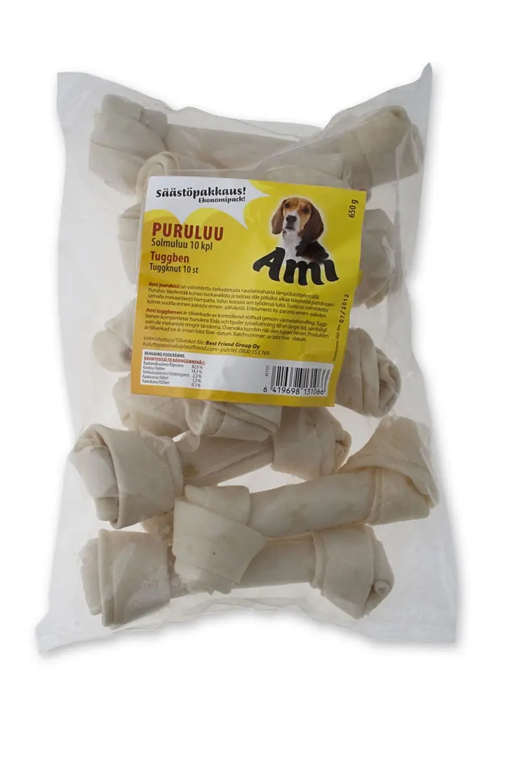 Hundekauknochen Ami 15 cm 10 Stück - Hundekauknochen, Kauknochen und Kaurollen - 6419698131066 - 1