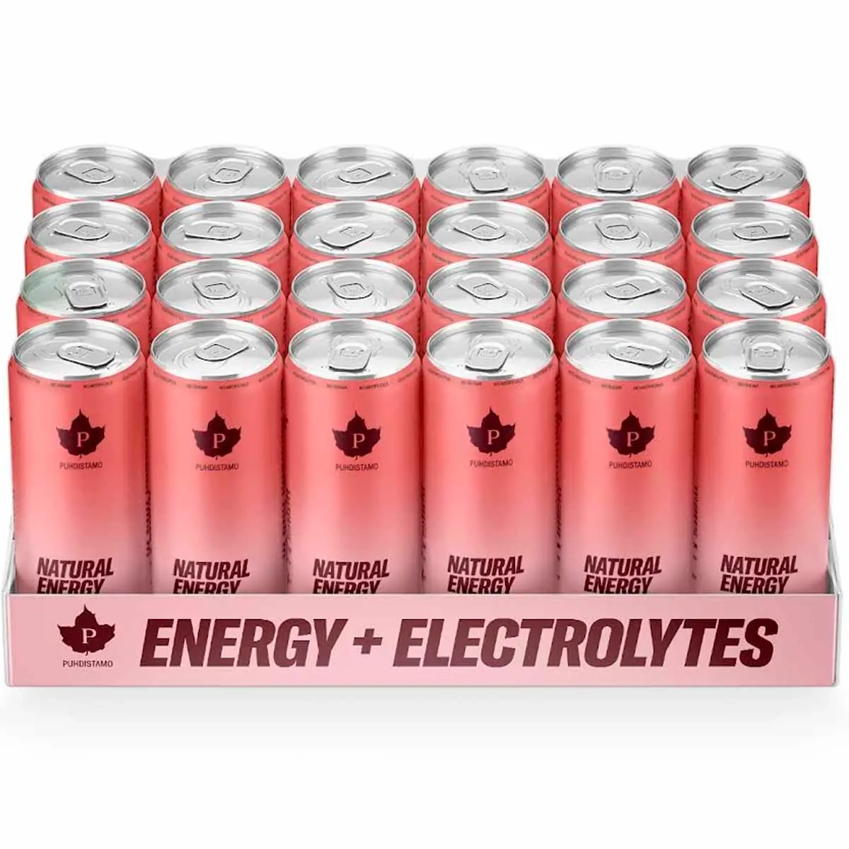 Natural Energy Drink Wild Strawberry 24x - Energydrinks - 6430028420650 - 0