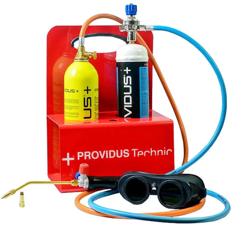 Schweißgerät-Set PRO Gasex + Sauerstoff - Gaskartuschenbrenner, Gaskartuschenregler, Ga - 8011982191190 - 0