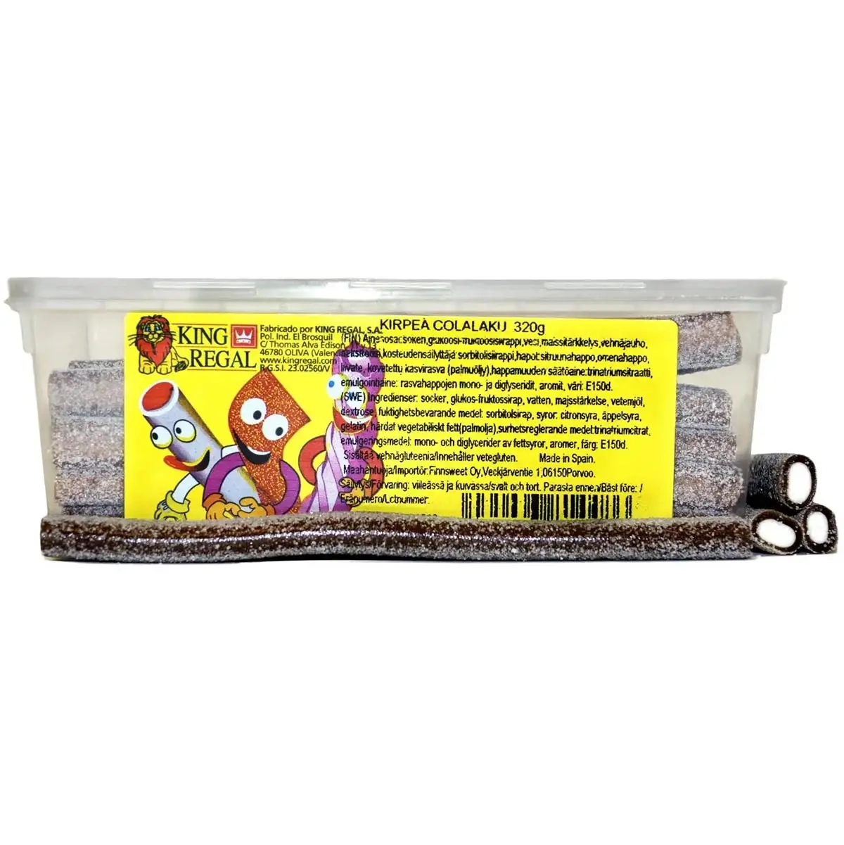 Colalaku sauer 320g King Regal - Süßigkeitentüten - 8435063814486 - 0