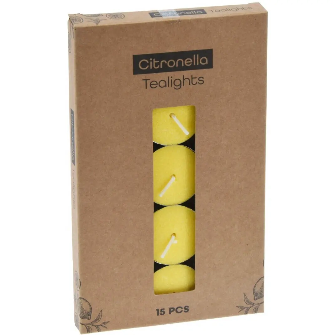 Citronella Wärmekerzen 15 Stück - Teelichter - 8720573996464 - 0