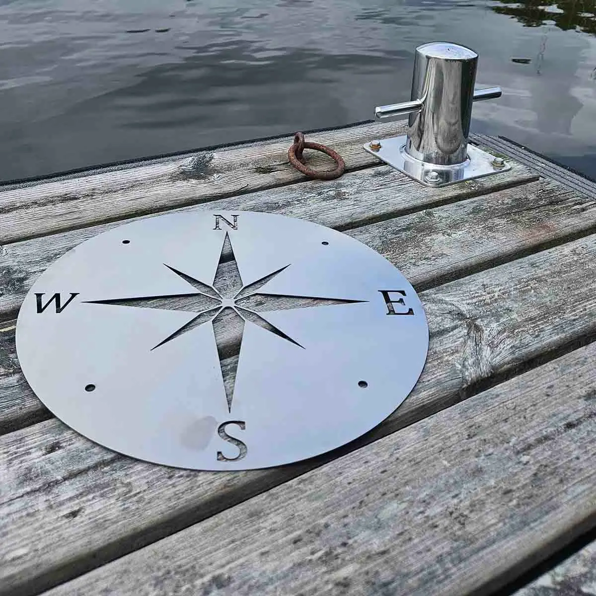 Kompassrose 30 cm - Terrasseneinrichtung und weitere Gartendekora - 6410416532028 - 1