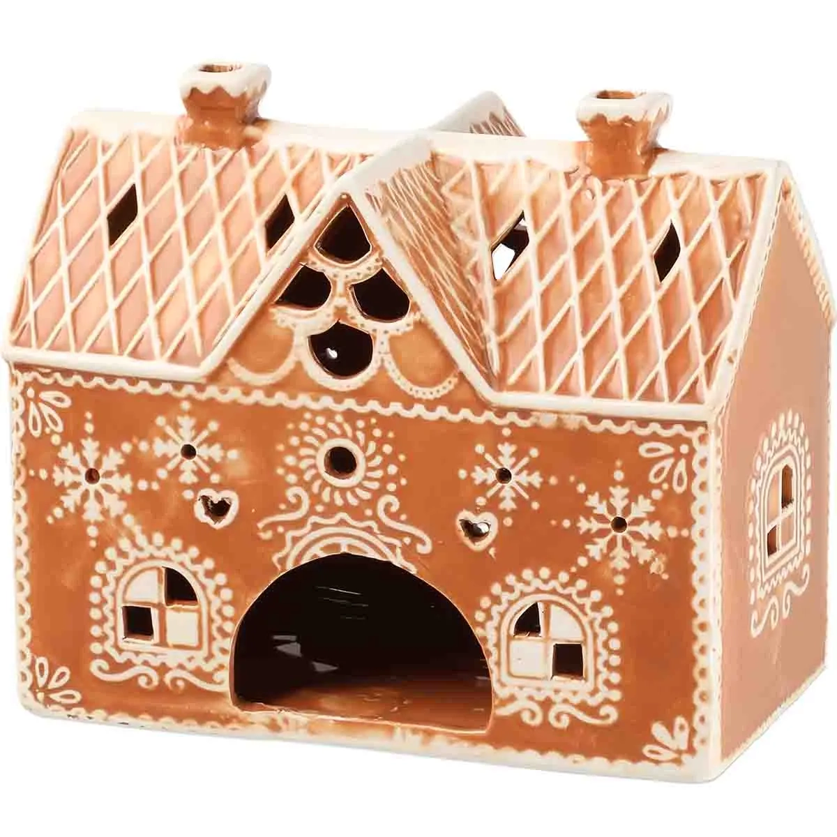 Hauslaterne Lebkuchen 13,5 cm - Hauslaternen - 6410416595405 - 0