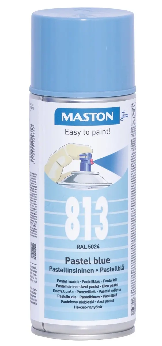MASTON SPRAYFÄRG 400ml PASTELLBLÅ - Färger och sprayfärger - 6412490029357 - 0