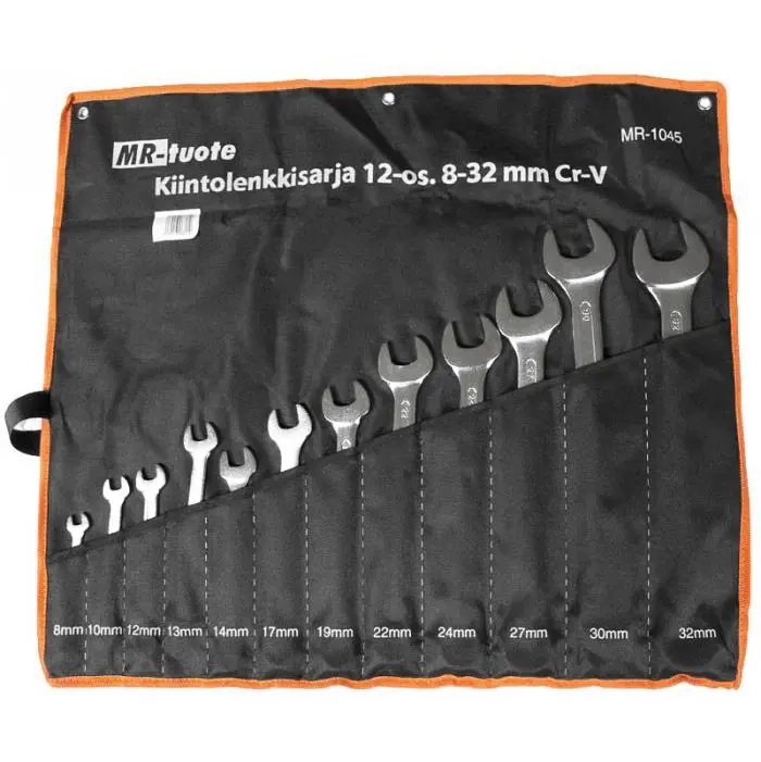 12-teiliges Ringschlüssel-Set 8-32mm Cr-V - Ringschlüssel und Ratschen-Schlüssel - 6430013068010 - 1