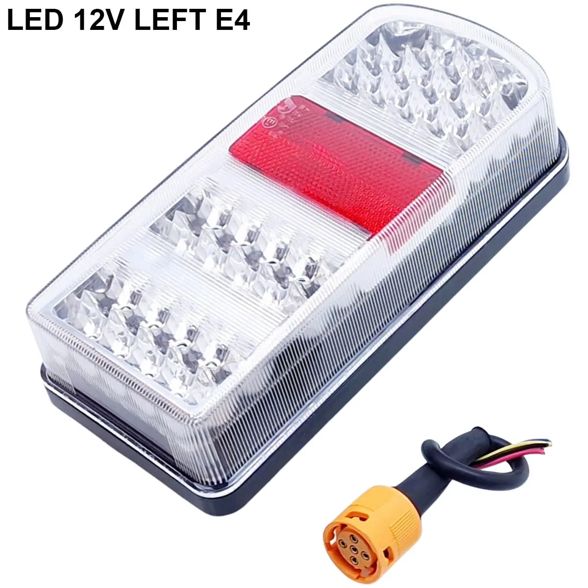 LED-Rücklicht links 12V 1 Stück mit Stecker - Anhänger-Rückleuchte - 6430032159034 - 0