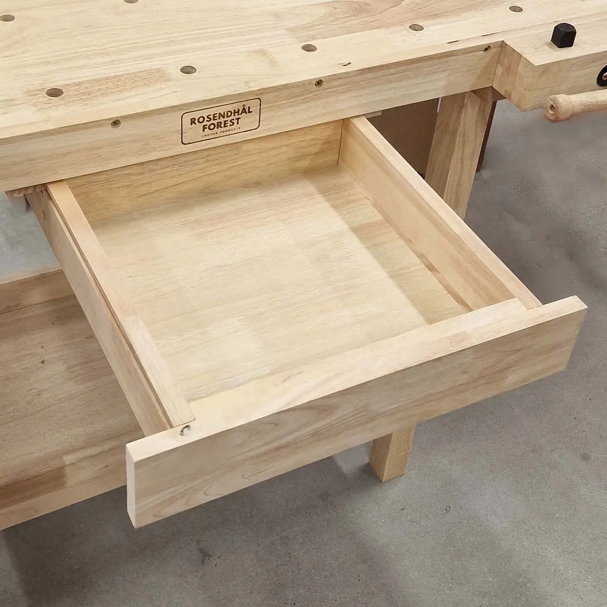 Hyvelbänk Basic bench 126x62x84cm - Hyvlar, fräsmaskiner och svarvar - 6438471309386 - 3