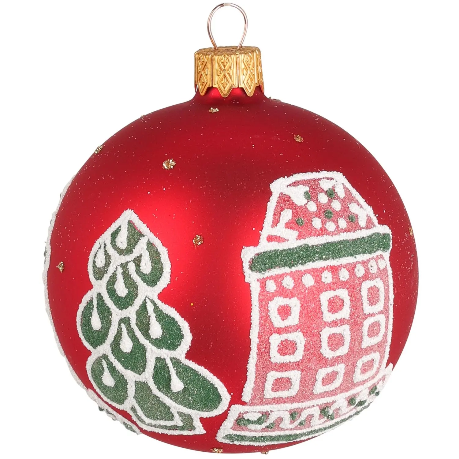 Tannenzapfen Haus 8 cm Sortiment - Weihnachtsschmuck - 8720573736589 - 0