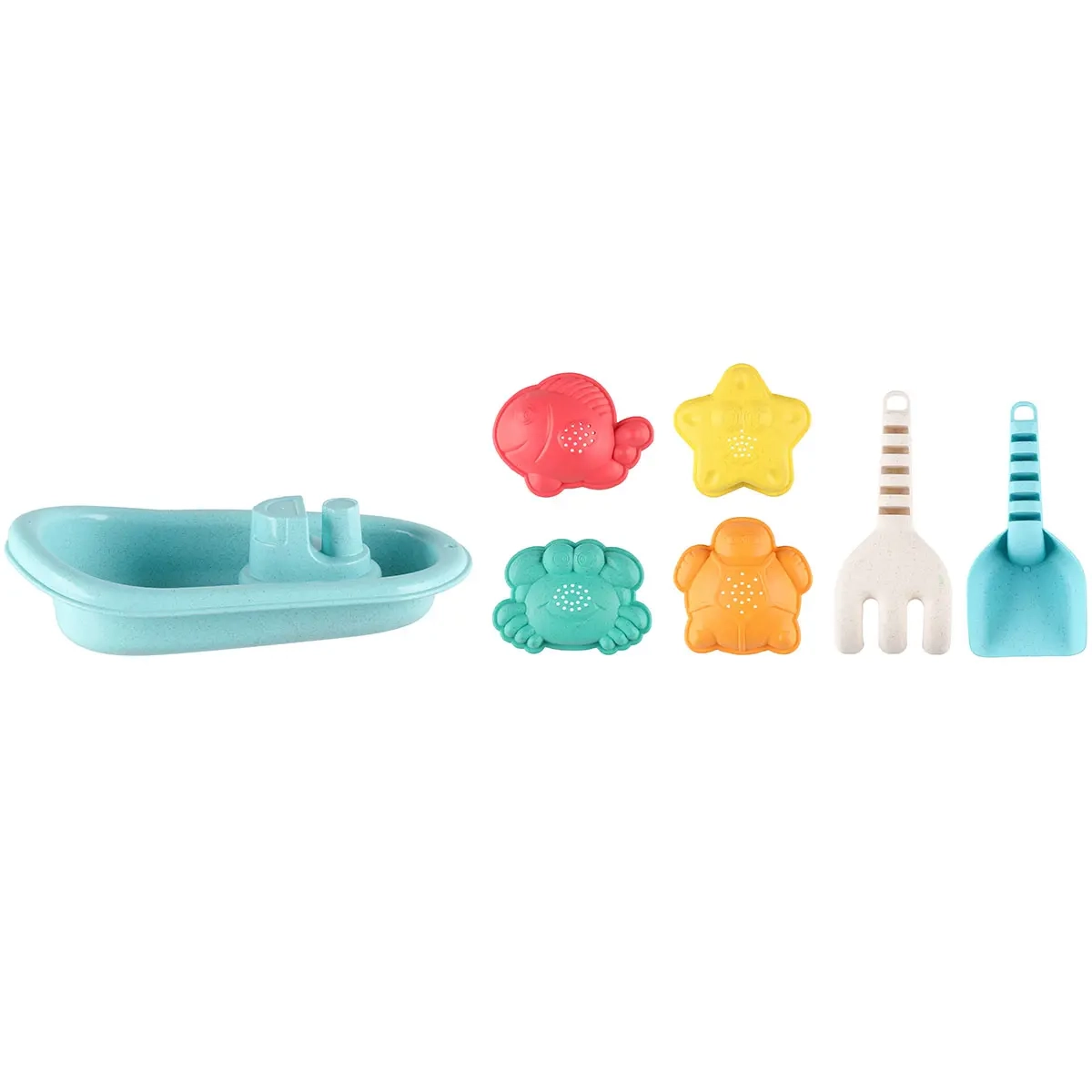 Sandspielzeug Boot 4-teiliges Set - Sandkästen und Sandspielzeug - 6410416434964 - 0