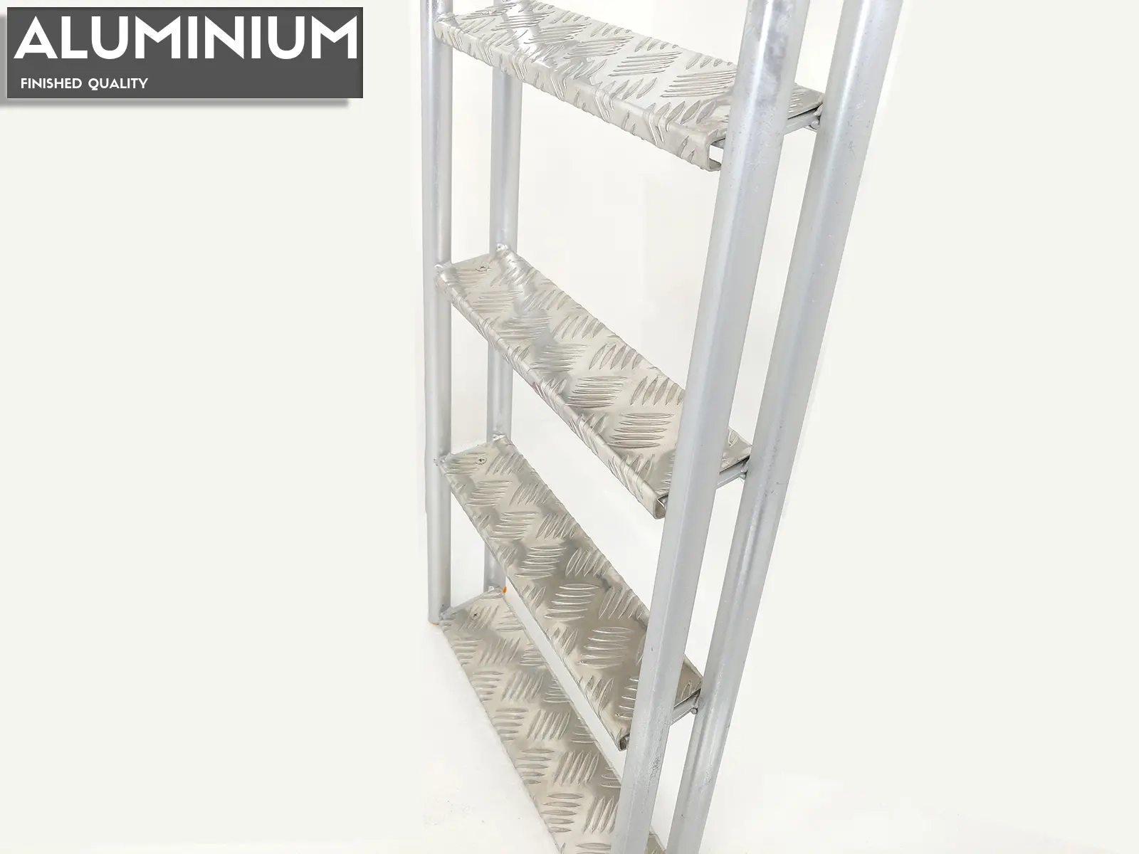 Aluminium-Pontonleiter mit 4 Stufen Nord -  - 6438168005980 - 6