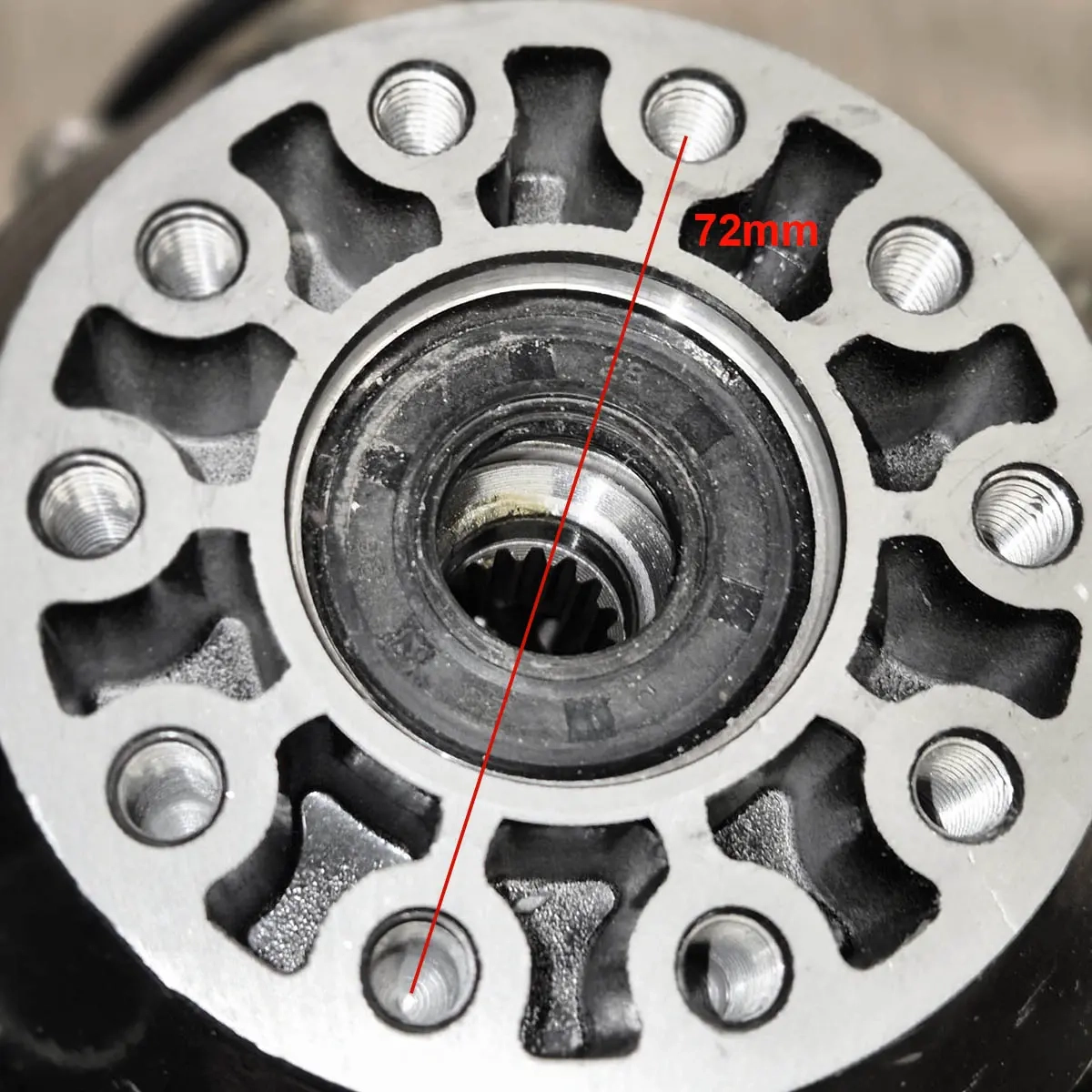 Motor für Seniorenscooter 60V 1000W - Elektroscooter Ersatzteile - 6438471335545 - 4