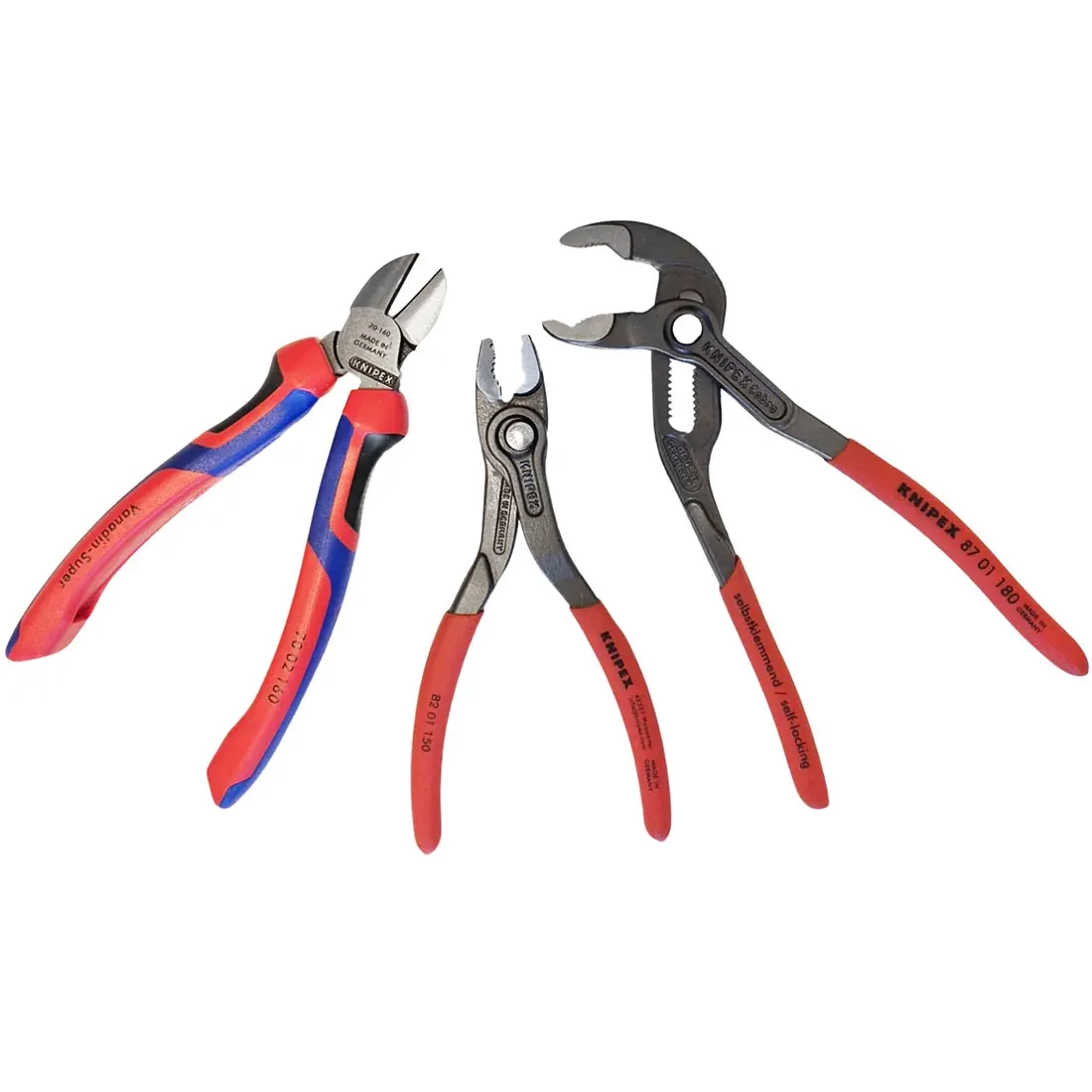 Knipex Zangensatz, 3-teilig - Zange und Schere - 6438471343199 - 0
