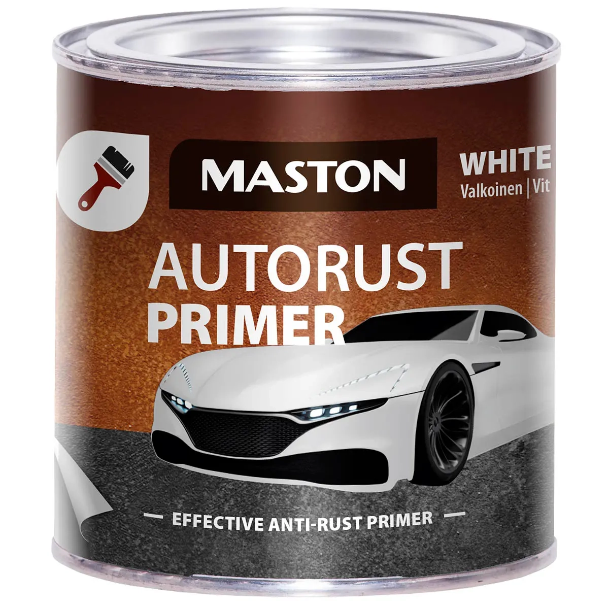 Maston Farbe Auto Rust Weiß 250ml - Farben und Sprühfarben - 6412490042202 - 0